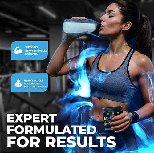 MMA Nutrition HRDWRK Electrolytes Powder with Magnesium, Potassium - Sugar Free Electrolytes Boost Endurance and Reduce Fatigue with This Electrolytes Supplement - Maximum Hydration - Keto Friendly - style: Blue Razz