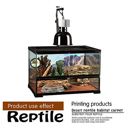 Reptile Carpet 40 Gallon 2 Pack for Bearded Dragon Tank Accessories,Enclosure Terrarium Liner Bedding Mat for Lizard,Gecko,Snake,Chameleons,Tortoise with Tweezers Feeding Tong(36 * 18in) - size: new（36inx18in）