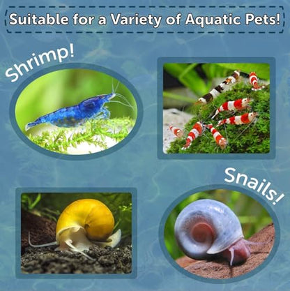 Snail & Shrimp 4mm Sinking 40% Protein Nuggets. Ideal for All Snails, Shrimp and Bottom Tropical Fish…4-lbs 12oz Jar - size: 4.75 Pound (Pack of 1)