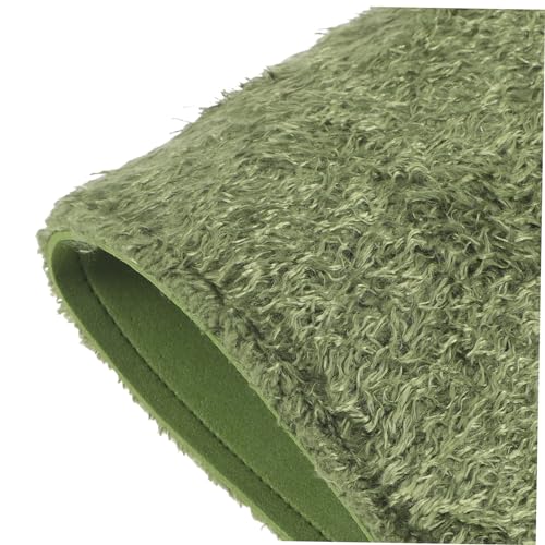 Abaodam Reptile Terrarium Carpet Mat Reusable Fake Moss Bedding for Snakes Lizards Turtles Moisture Retaining Substrate for Climbing Pets Reptile Accessory