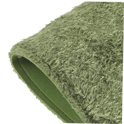 Abaodam Reptile Terrarium Carpet Mat Reusable Fake Moss Bedding for Snakes Lizards Turtles Moisture Retaining Substrate for Climbing Pets Reptile Accessory