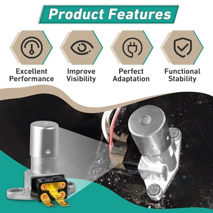 2Pcs DS72T DS-72 Headlight Dimmer Switch - D808 Dimmer Switch with 3 Terminal Replacement for Many Car Light Dimmer