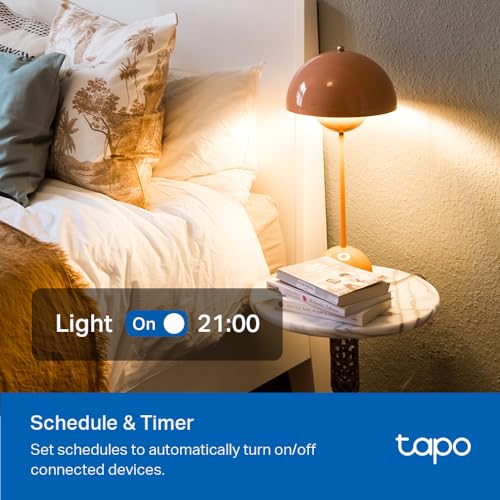 TP-Link Tapo Smart Plug Outlet Extender, Surge Protector, 18W Fast Charging, 3 Individual Smart Outlets, 1x USB-C & 2X USB-A, Smart Night Light, Works w/Apple HomeKit, Alexa & Google Home, Tapo P306