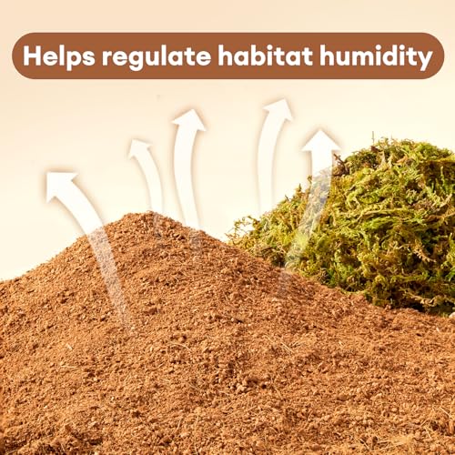 BUCATSTATE 5L Natural Coco Fiber Hamster Bedding, Soft Natural Coco Fiber Substrate for Small Pets & Dwarf Syrian Hamsters, Gerbils, Mice, Low-dust Hamster Hamsters