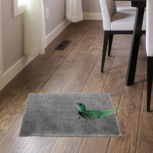 INOOMP 2pcs Reptile Mat Lizard Snake Turtle Bedding Absorbent Pad Tortoise Supply