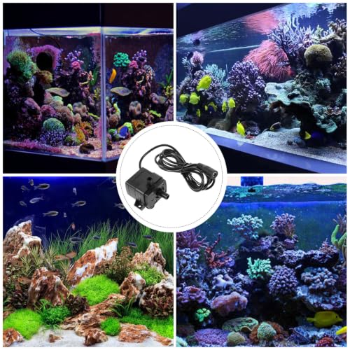 Mini Submersible Water Pump and Smooth Abs Surface with Quiet Operation 90-240l/h Capacity Small Circulation Pump for Aquarium and Pet Fountain for Fish Tank Water Feature