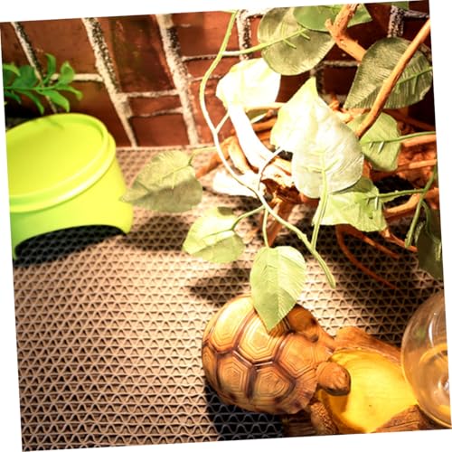Luxshiny Reptile Carpet Mat for Tortoise and Lizard Cage Breathable Moisture-Retentive Substrate with Strong Water Permeability Easy- pet Bedding Liner for Climbing Reptiles