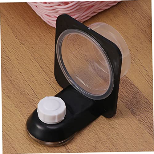 BESPORTBLE 3pcs Reptile Food Tray Water Dish Suction Cup Feeder for Tortoise Lizard Easy Installation - size: Size 4