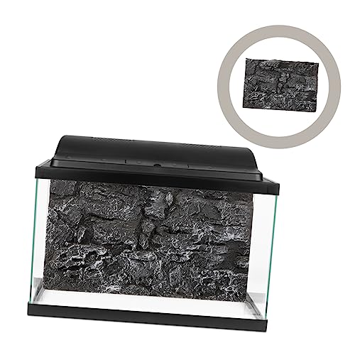 BESPORTBLE Terrarium Rock Decorative Panel 3D Aquarium Background Reptile Tank Fish Tank Background Fresh Chic Compact