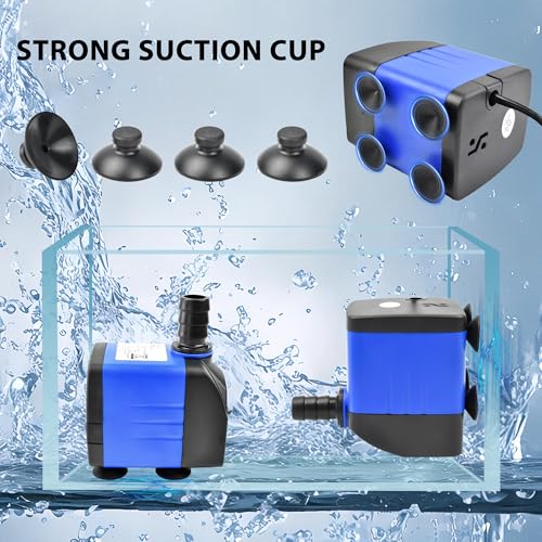 CHANCS 25W Outdoor Water Pump 396GPH AC 110V Mini Submersible Water Pump with 6.0ft High Lift for Fountain Waterfall - color: 25w 1500l/H