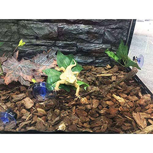 Climbing Vine Small Pet Suction Cup Branch Climbing Vine with Suction Cup Branch for Lizards Reptiles