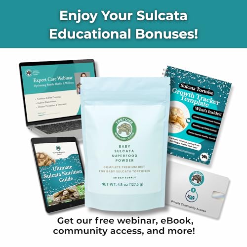 Baby Sulcata Food Powder with Calcium - Scientifically Formulated Diet for Healthy Growth - 2.5 oz Bag | 2 Week Supply - size: 2.5 Ounce (Pack of 1)