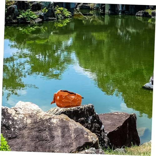 Fish Tank Waterfall Fountain Ceramic Hydroponic Vase Efficient Water Circulation for Garden and Outdoor Decor Tranquil Water Feature for Aquariums and Fish Tanks