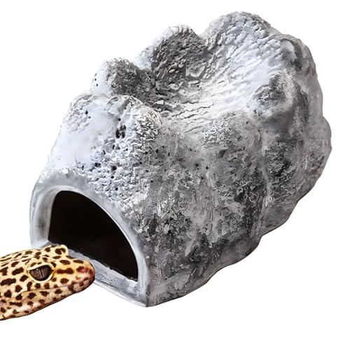 Exo Terra Wet Rock Moisture Retaining Ceramic Reptile Cave, Small - size: us size s