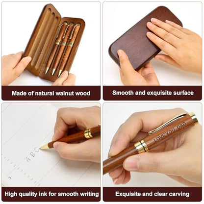 Cool Gifts for Dad from Daughter, Son, Wife Mens Pen Set with Box for Father Daddy Papa Christmas Gifts Best Dad Ever Engraved Dad‘s Pens Sentimental Fathers Day Birthday Gift Ideas Luxury Pens - color: Dad Gift