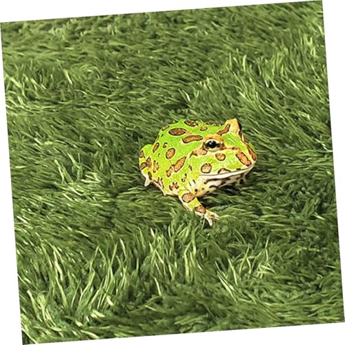 2pcs Green Moss Carpets for Reptiles Amphibians and Tortoises Moisturizing Fake Lawn Mats for Terrariums Easy to Use Cuttable Double-Sided Water Absorbent