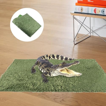 BESPORTBLE 2pcs Moss Mat for Reptiles Reptile Carpet Terrarium Liner Breathable Cushion for Lizards Snakes Turtles Habitat Mat