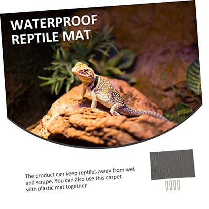 Toddmomy Climbing Pet Habitat Mat Reptile Bedding for Turtles Snakes Lizards Moisturizing Function