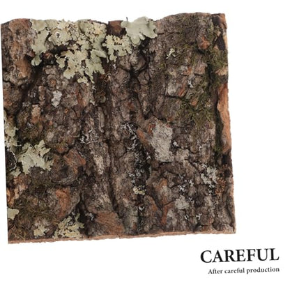 SUPVOX Natural Cork Bark for Reptile Tank Decor Tree Bark Hide for Reptile Habitat Aquarium Background Decoration for Lizard Snake Gecko and Other Reptiles