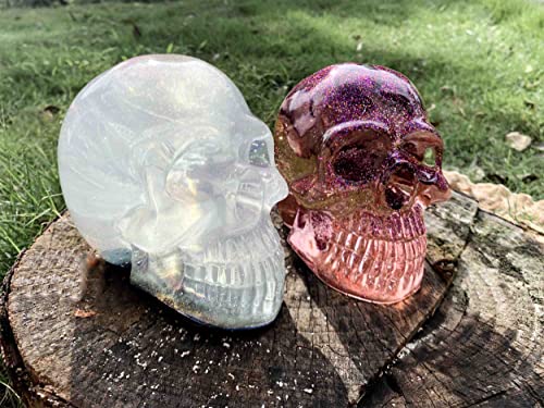 Skull Silicone Molds, 3D Extra Large Skeleton Skull Epoxy Resin Molds for Casting Arts Crafts, Home Decor, Parties and Holidays