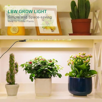 LBW Plant Grow Light, Full Spectrum Plant Light for Indoor Growing, 270 LEDs Growing Lamp with Auto On/Off Timer 4/8/12H, 3 Lighting Modes, 10 Dimmable Levels, 2 Pack - size: 2 Packs