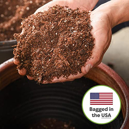 Perfect Plants Organic Snake Plant Soil in 8qt. Bag | Coco Coir Based Potting Mix Snake Plant Varieties - size: 8qt.