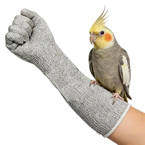 Ultra Flexible Scratch Resistant Arm Protection Sleeve | Parrot Bite Proof Gloves, Flexible Multipurpose Guard For Grooming & - color: 45cm