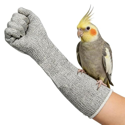 Ultra Flexible Scratch Resistant Arm Protection Sleeve | Parrot Bite Proof Gloves, Flexible Multipurpose Guard For Grooming & - color: 45cm