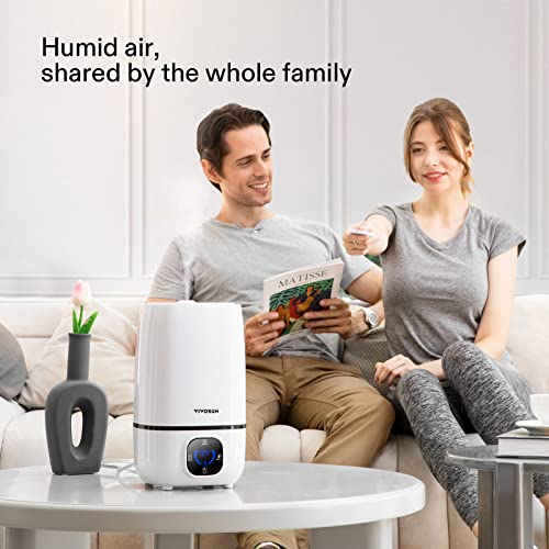 VIVOSUN 4L Cool Mist Humidifier with Remote Control for Bedroom, Plants, Baby, Dry Skin - style: 4L Cool Mist Humidifier