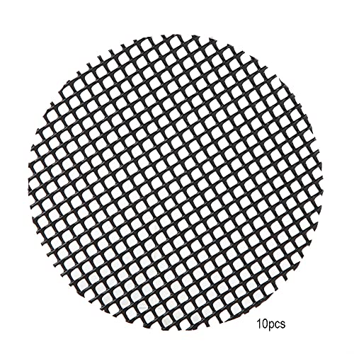 10PCS 10cm Plastic Pot Hole Mesh Mats for Gardening Flower Pot Drainage Screen Plant Potting Substrate Barrier Terrarium Supplies Root Protection (Diameter 8 cm) - size: Diameter 8 cm