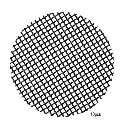 10PCS 10cm Plastic Pot Hole Mesh Mats for Gardening Flower Pot Drainage Screen Plant Potting Substrate Barrier Terrarium Supplies Root Protection (Diameter 8 cm) - size: Diameter 8 cm