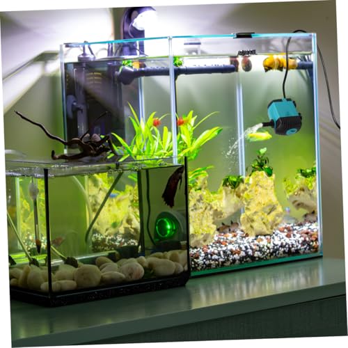 COLLBATH Submersible Fish Tank Water Pump 6w Silent Mini Aquarium Circulation Pump 110v Ac for Hydroponics, Indoor Waterfalls, Terrariums, and Pond Drain Transfer