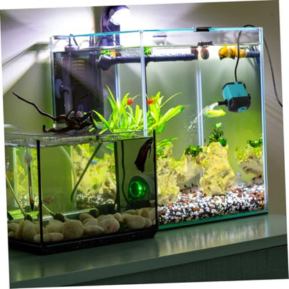 COLLBATH Submersible Fish Tank Water Pump 6w Silent Mini Aquarium Circulation Pump 110v Ac for Hydroponics, Indoor Waterfalls, Terrariums, and Pond Drain Transfer