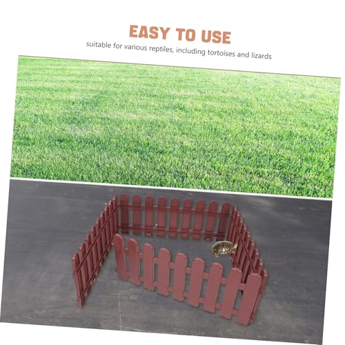 Abaodam 4pcs Tortoise Enclosure: Outdoor Turtle Playpens Outdoor Pet Fences Safe Enclosures Turtle Fences Pet Playpens for Lawn Yard Flower Bed Planter