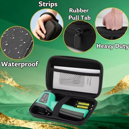 Infrared Thermometer Gun,-58℉~1022℉| Digital Laser Temperature Gun for Pizza Oven, Grill, Kitchen, Home Repairs and Multi-use IR Gun with Carrying Storage Case (NOT for Human) - color: Green