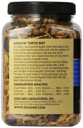 Zoo Med Gourmet Aquatic Turtle Food 6 oz. - size: 6 Ounce (Pack of 1)