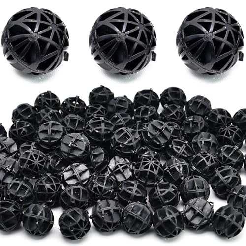 Surf turtle Bio Balls Filter Media100 Pcs 0.71-Inch Aquarium Bio Balls Filter Media for Fish Tank, Aquarium, Pond Filter Media - size: 0.71-Inch