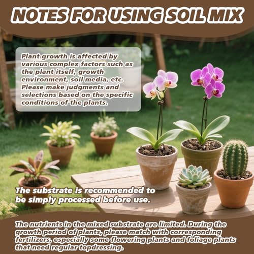 Sukh 14.5 OZ Succulent Potting Mix - Pre-Mixed Ready to Use Bonsai & Orchid Soil Blend with Pine Bark, Zeolite, Calcined Clay & Black Lava for Improved Drainage, Aeration and Nutrient Retention