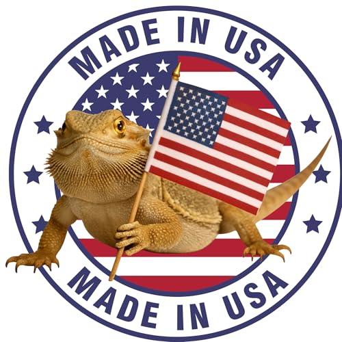 Bearded Dragon Tank Cleaner – 32oz No-Rinse Cage & Habitat Spray – Fast Odor Eliminator & Waste Remover – Pet Safe, Non-Toxic Formula – Easy Terrarium Cleaning – Made in USA