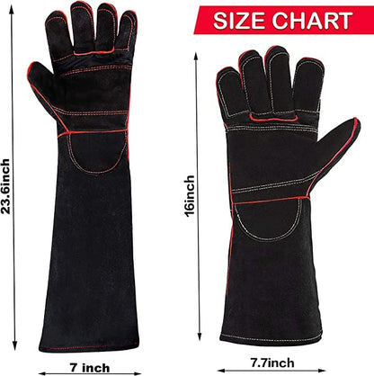 TIROTECHS Build Trust & Protect Your Hands - Bite-Proof Animal Handling Gloves for Safe & Loving Pet Care with Dogs and Cats