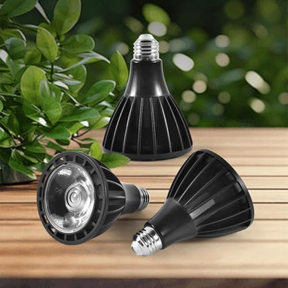 Sxminer 18W Full Spectrum LED Plant Light Bulb, E26/E27 Base, High PPFD 120LM/W, 5800K Cool Daylight, 24° Focused Beam, CRI 98+, for Indoor Plants, Seedlings, Succulents, Greenhous – 1 Pack