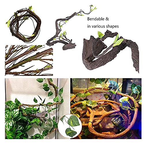 Gecko Coco Den Reptile Hideouts, Raw Coconut Husk Hut for Leopard Gecko, Sturdy Hanging Home, Climbing Porch, Hiding, Sleeping & Breeding Pad