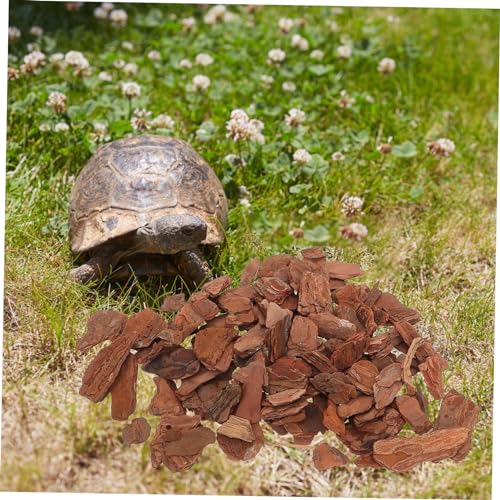 1Bag Terrarium Tree Bark Chips Bedding Natural Decorative Substrate for Reptile Tanks Safe for Aquatic Animals for Terrariums and Landscaping Approx