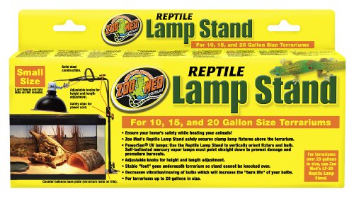 Zoo Med Reptile Lamp Stand Black (Small)