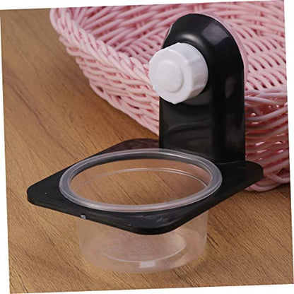 Hemoton 3pcs Tortoise Food Dish for Reptiles Reptile Water Bowl Suction Cups Feeder Bowl for Tanks