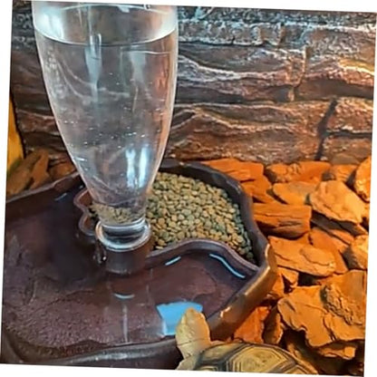 BESPORTBLE 2pcs Bearded Dragon Water Dish and Food Bowl Durable Reptile Feeder for Tortoises Lizards and Amphibians Easy to Clean and Maintain for Pet Hydration and Feeding Needs
