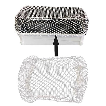 Aquarium Escape Proof Netting Cover - Elastic Water Resistant Nylon Turtle Tank Escape Net for Terrarium Reptile Habitat - size: Small