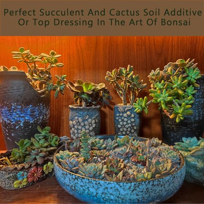 Rurtsva Mix Horticulturall 3lbs Lava Rocks Mixed Potting Soil for Plants Bonsai Succulents and Cacti Soil Decoration Gravel Volcanic Pumice Stones for Terrarium, Top Dressing, Fairy Gardening - size: 3LBS