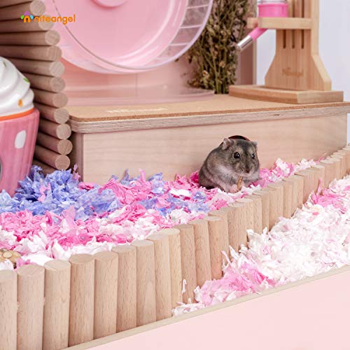 Niteangel Hamster Suspension Bridge Toy - Long Climbing Ladder for Dwarf Syrian Hamster Mice Mouse Gerbils and Other Small Animals (25.6L x 3W) - size: 25.6L x 3W