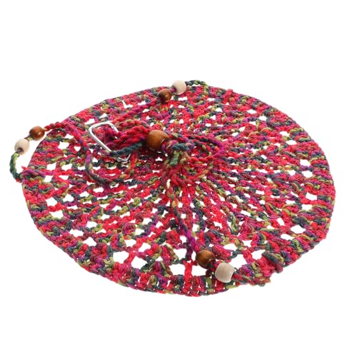 WOONEKY Reptile Hammock Bed for Lizards and Bearded Dragons, Washable Cotton Pet Swing with Clip, Basking Platform Carrier Suitable for Chameleons, Hamsters, and Small Pets
